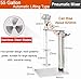 Power Mixer Pneumatic Agitator Clamp-On Drum Agitator Industrial-Grade Pneumatic Shaker Paint Stirring Tool，55 Gallon Pneumatic Paint Mixer, 3/4HP Air Agitator with Stand & Auto Lift, 50–120