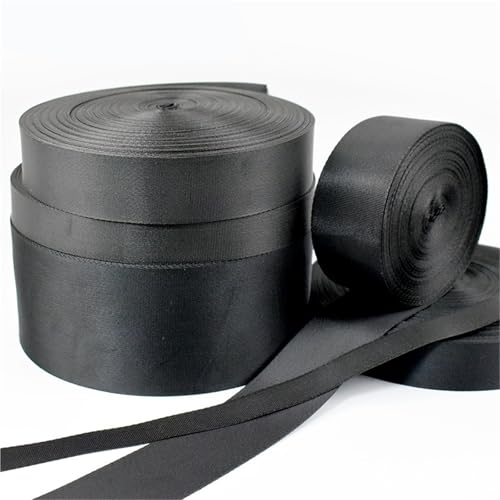 Sangle en nylon noir 80mm - Rouleau de 5 mètres pour couture et loisirs - 8