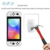 Ailun Tempered Glass Screen Protector for Nintendo Switch OLED Model 2021 [7 Inch] Anti Scratch 9H Hardness [2 Pack]