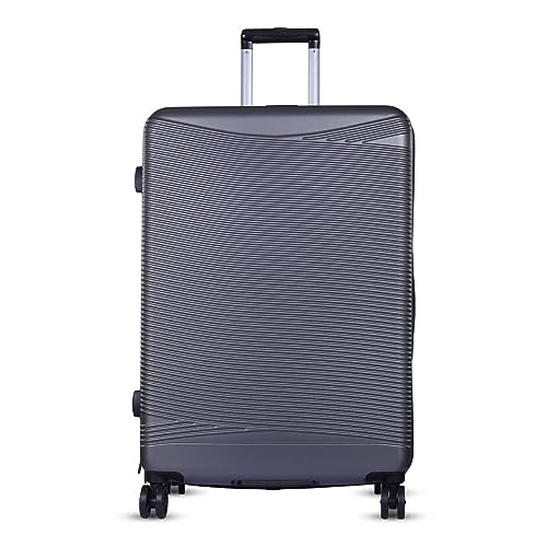Image of Verage V-Lite Firestone Combo Set of 3 (Cabin + Medium + Large Check-in) Bold Black Hardsided Trolley Bags for Travel, Suitcases with Spinner Wheels, Anti-Theft Luggage (20 /24 /28 Inche)