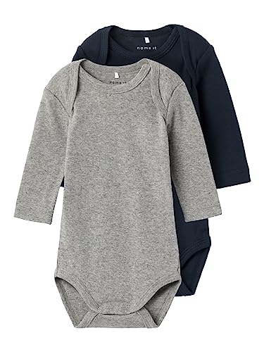 Name It core 2 baby long sleeve bodysuit 3 units 3 years, Pure