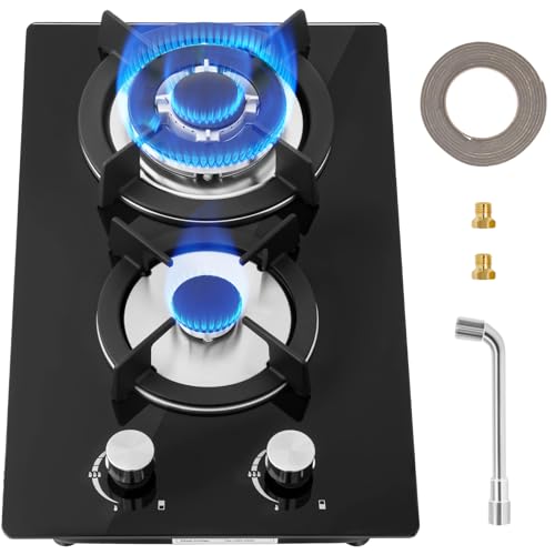 2 Zonen Gaskochfeld -Das 4300W autark gaskochfeld verfügt über 2...