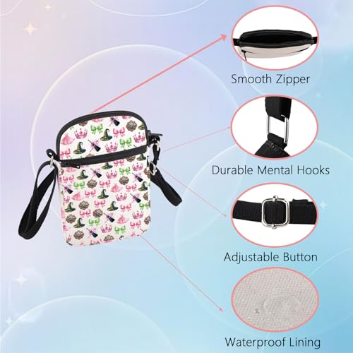 WSNANG Witch Hat Tote Bag Magic Broomstick Shoulder Bag Musical Lover Gift Witch Musical Merchandise3