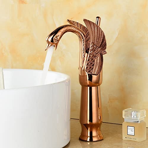 Robinet de lavabo de comptoir pour vasque haute et ambiance rétro chic