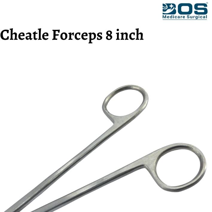 Image of Cheatle Forceps 8 Inch | Stainless Steel Surgical Instrument Holder | Medical Autoclave Tool Clamp for Hospital & Clinic Use | Sterilization Forceps - Pack of 1