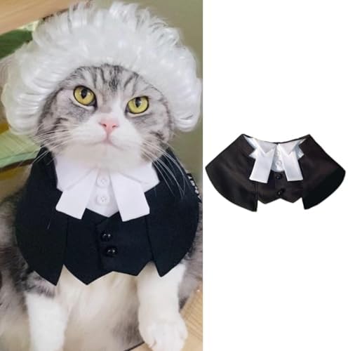 Cat Lawyer Gown Costume Accessories - Adjustable Bow Tie Collar J...