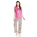 Disney Women's Minnie Mouse V-Neck Set, Pink, Large