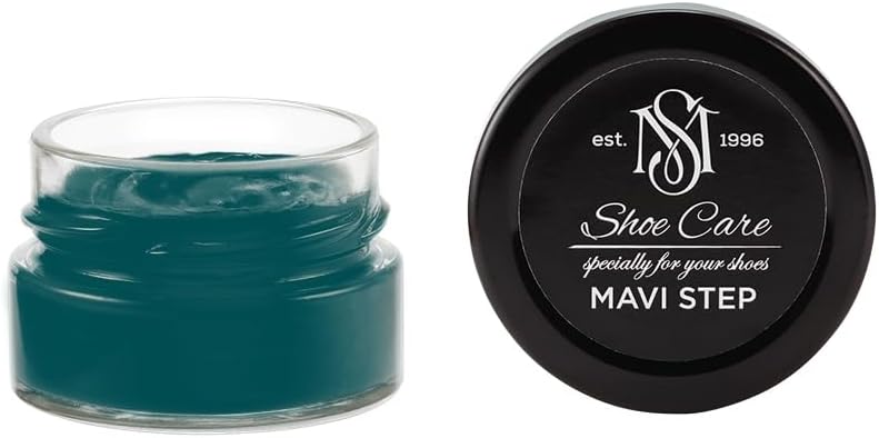 Nutritive Leather Spray - NCS S 5540-B30G Nearly Black Teal - Deep Conditioning & Shoe Color Restoration for Smooth Leather by MAVI STEP - 1.70 fl oz / 50 ml