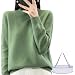 Produktbild UIRPK Cashmere Pullover Damen,Cashmere Pullover Damen 100 Prozent,Kaschmir Pullover Damen 100 Prozent (Pine Green,L)