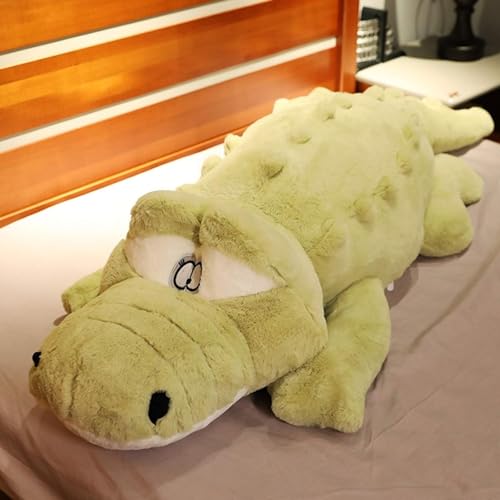 ぬいぐるみ ワニ 抱き枕 動物 だきまくら ぬいぐるみ ワニ 細長いクッション 160cm 抱きまくら ワニ 背もたれ 添い寝枕 抱き枕 首枕 長いデザイン ネックピロー ロング ふわもちの抱き枕 大きい抱き枕 長いクッション グリーン2