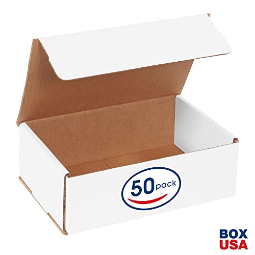 Box Usa Shipping Boxes Small 9"L X 6"W X 3"H, 50-Pack | Corrugated Cardboard Box For Packing, Moving And Storage #TOP1