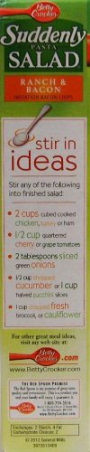 Betty Crocker Suddenly Pasta Salad, Pasta Dinner Kit - Ranch & Bacon - 7.5 oz
