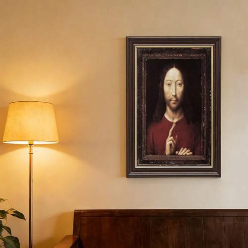 Impression Christ Giving His Blessing Hans Memling tableau déco murale - 4