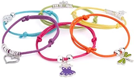 Pipkits Bright Bracelets Jewellery Making Kit For Kids Create Friendship Bracelets Unisex And Store In Charm Bracelet Trinket Box