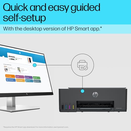 Image of HP Smart Tank 524 All-in-One Colour Printer |1+1 Year Extended Warranty on Registration| Up to 4000 Black & 6000 Colour Prints I Print,Scan & Copy for Home /Office