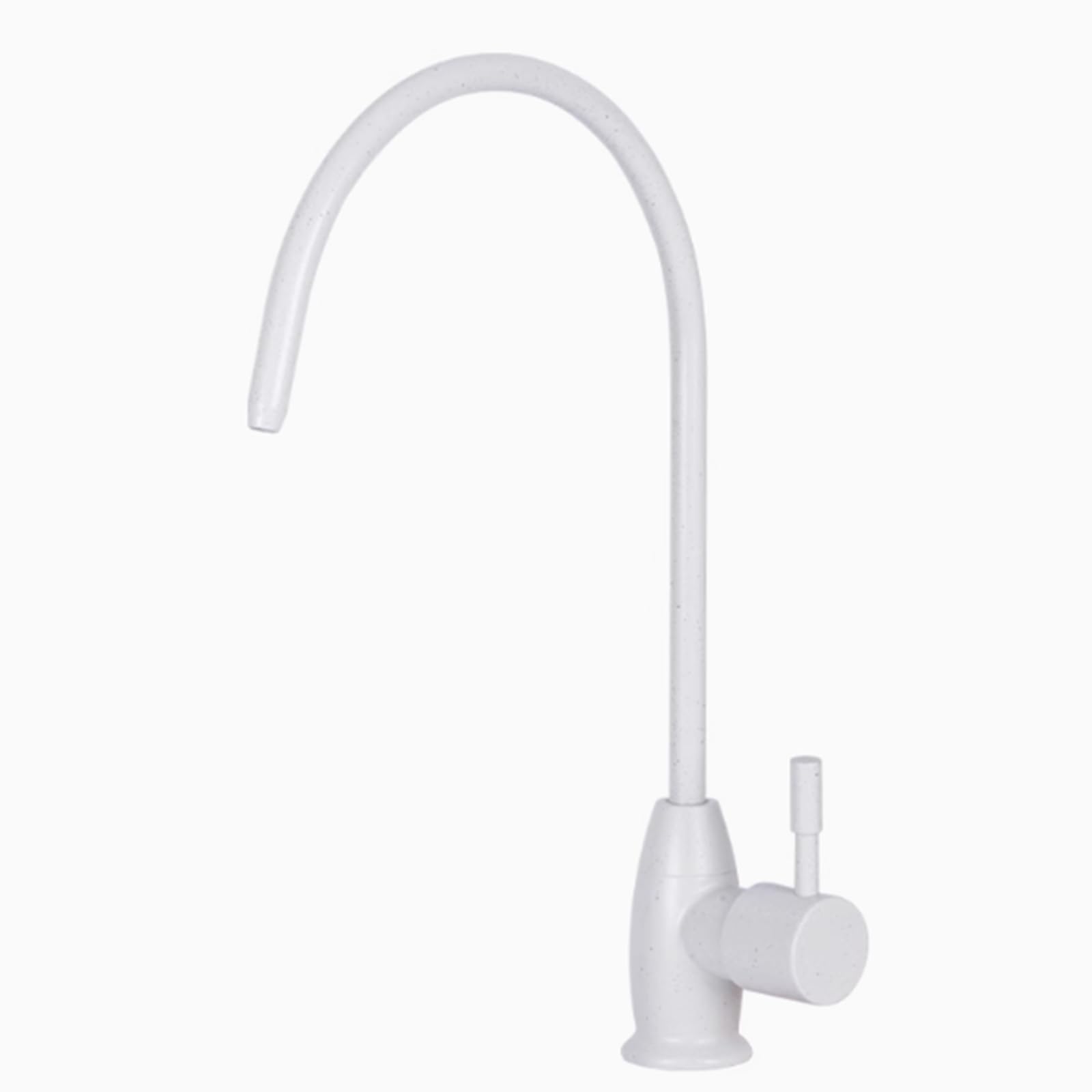 WDSOPK faucet Under Sink Water Faucet for Kitchen Swan Neck Filter Tap with 360° Rotat White (White A)