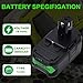 Upgrade 8000mAh Replacement for Ryobi 18V Battery High Capacity Li-Ion Batteries , P108 P104 P105 P102 P103 P109 P122 , Compatible with Ryobi 18V ONE+ System Cordless Power Tools and Charger, 2-Pack