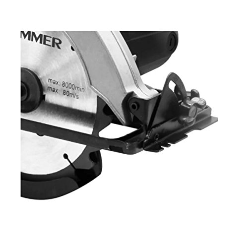 HAMMER Serra Circular 100% Rolamentada 1100w Preto GYSC1100_110-127V