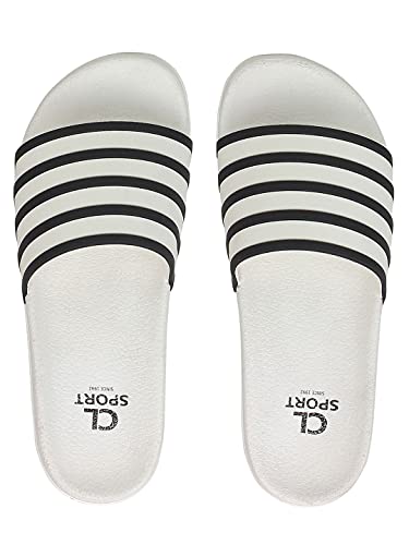 Image of Carlton London Sports Women's Cl-f-w-02 White-Black Slipper