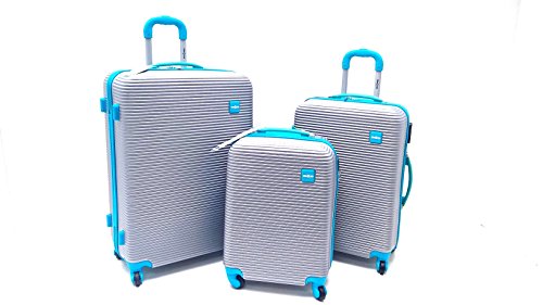 Set 3 Trolley ABS Rigido Clacson 4 ruote