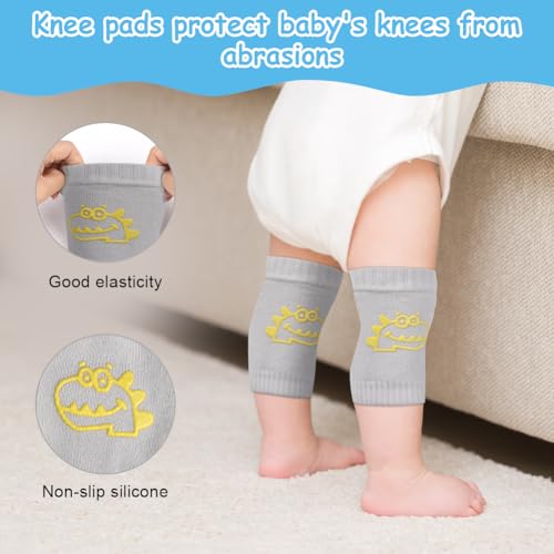 Vicloon Baby Head Protector, Adjustable Infant Safety Helmet & Walking Baby Helmet, Protection Safety Pads for Baby Learning Walking Crawling (Gray Forest) - Image 4