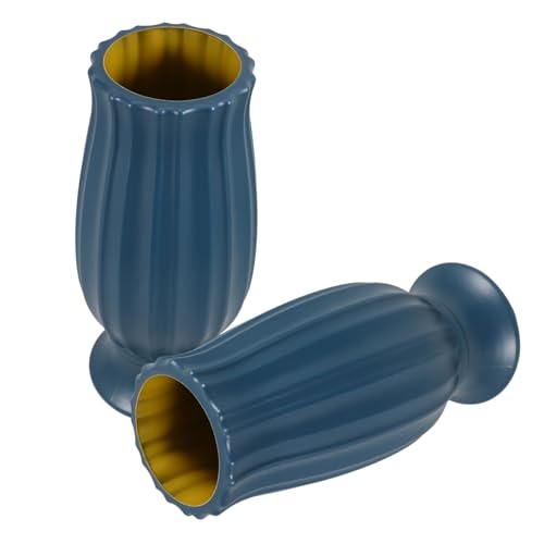 VOSAREA 2pezzi Vaso per Cimitero in Plastica Portafiori per Tombe Decorazioni Floreali Commemorative per Lapidi Resistenti alle Intemperie per Esterni