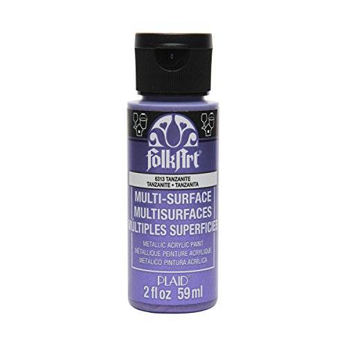 Image of FolkArt Multi-Surface Metallic Paint in Assorted Colors (2 oz), Metallic Tanzanite