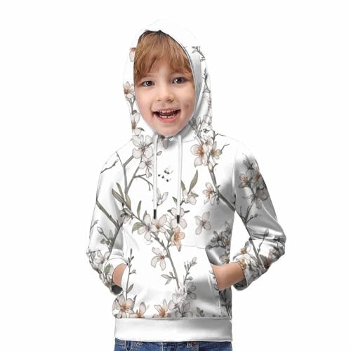 Sweat 3D fleurs colorées pour le collège pull léger ado 12-14 ans - 5