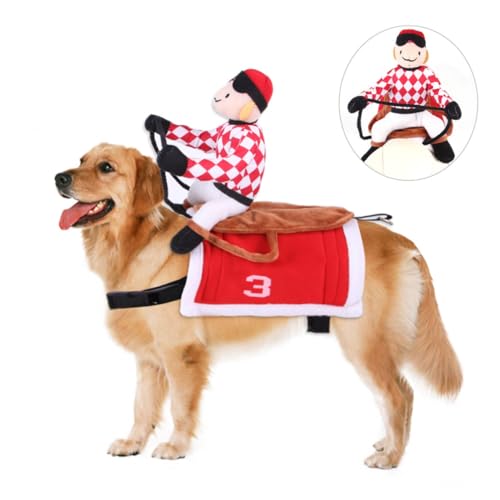 Disfraz para perro, algodón y poliéster, talla mediana miniatura 5