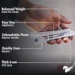 Elite Jumps Adjustable Jump Rope – 6mm PVC Training Rope for Fitness & Cardio | Indoor/Outdoor Skipping Rope with Unbreakable Handles, Non-Kinking Cord & Smooth Rotation for Boxing & Strength - Image 2