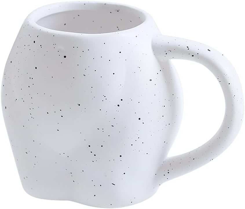 Ceramic cup milk coffee Mug abstract Body shapee Home Decoration(Onecolor)
