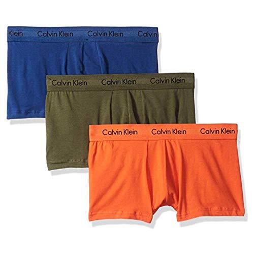 Image of Calvin Klein Cotton Stretch 3 Pack Low Rise Trunks