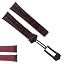 Brown with red stitching - Black