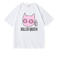 Amazon.co.jp: LOOR ジョジョの奇妙な冒険 キラークイーン Tシャツ