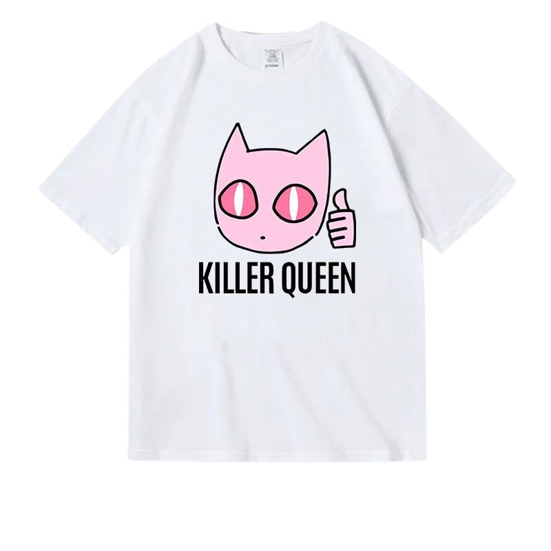 Amazon.co.jp: LOOR ジョジョの奇妙な冒険 キラークイーン Tシャツ