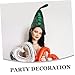 TEHAUX Wizard Hat Peasecod Shape Costume Accessory for Halloween Parties Fun Cosplay Prop for All Ages Design for Festivals and Photoshoots