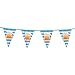 Boland 54200 – girlanda z proporczykami Bawarii, długość 6 m, z tworzywa sztucznego, girlanda, dekoracja, kufel do piwa, romby, Oktoberfest, impreza, dekoracja wisząca