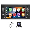 2+64G Android 15 Autoradio für Ford Fusion 2005-2009 mit Wireless Carplay Android Auto, 7 Zoll Touchscreen Auto Player Radio GPS Navigation Head Unit mit WLAN Bluetooth FM SWC Mirror Link Split Screen