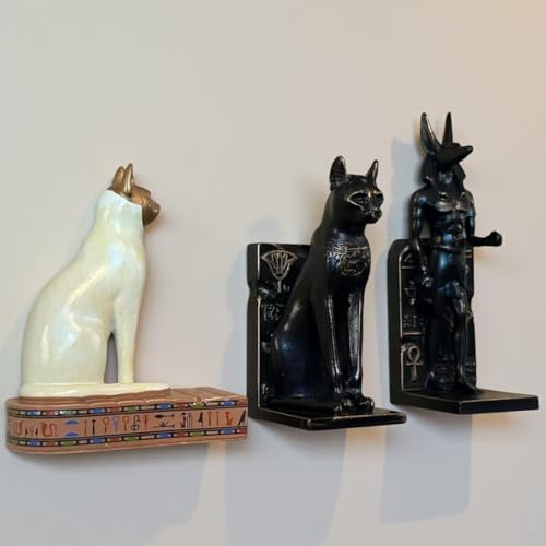 Imán Bastet Anubis gato 2 pack decorativo 3D miniatura 4