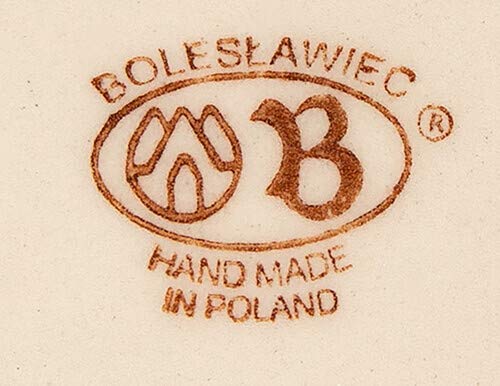 Bunzlauer keramische kom met gegolfde rand, Ø24,2 cm, H=7,7 cm, V=1,3 liter decor 37 - Afbeelding 3