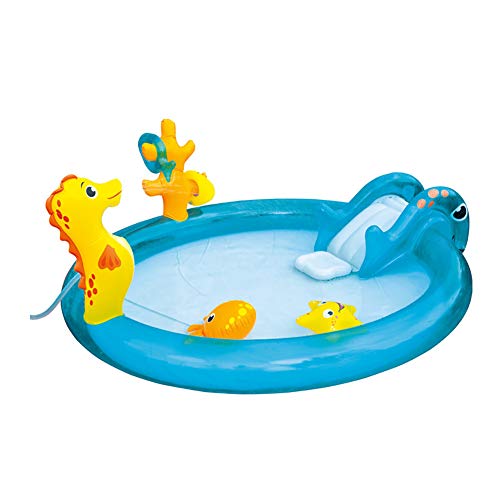 qwqqaq Grande Piscina Hinchable Familiar,Espesar Resistente Al Desgaste Piscinas Infantiles,Portatil Piscina Infantil para Los Niños Adultos Bebés T 198x175x40cm(78x69x16inch)
