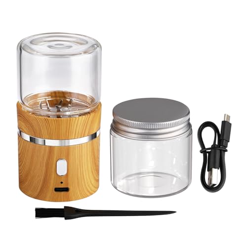 Electric Herb Grinder with Glass Jars
