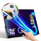 Topmonitor Portable Monitor Touchscreen 15.6' 1080P Touch Screen IPS USB-C HDMI Computer Monitor HDR FreeSync Eye Care Plug and Play for PC MAC Phone PS4/ 5 Switch Chromecast Stick