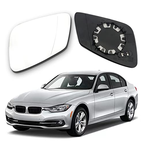 BONRYAN 51167285005 Remplacement du miroir asphérique côté conducteur gauche pour BMW 1-4 Series F20 F22 F30 F32 F34 F36,51167186583 Avec BMW 5-7 Series E60 E61 F06 F07 F10 F18 F11 F13 F12 Cover