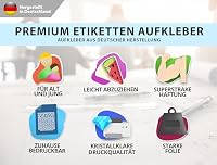 100 selbstklebende DIN A4 Etiketten Aufkleber, 210x297 mm, universell – Ansicht 3