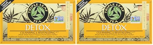 Triple Leaf Tea: Tea,Detox, 20 ct (Pack of 2) image 4