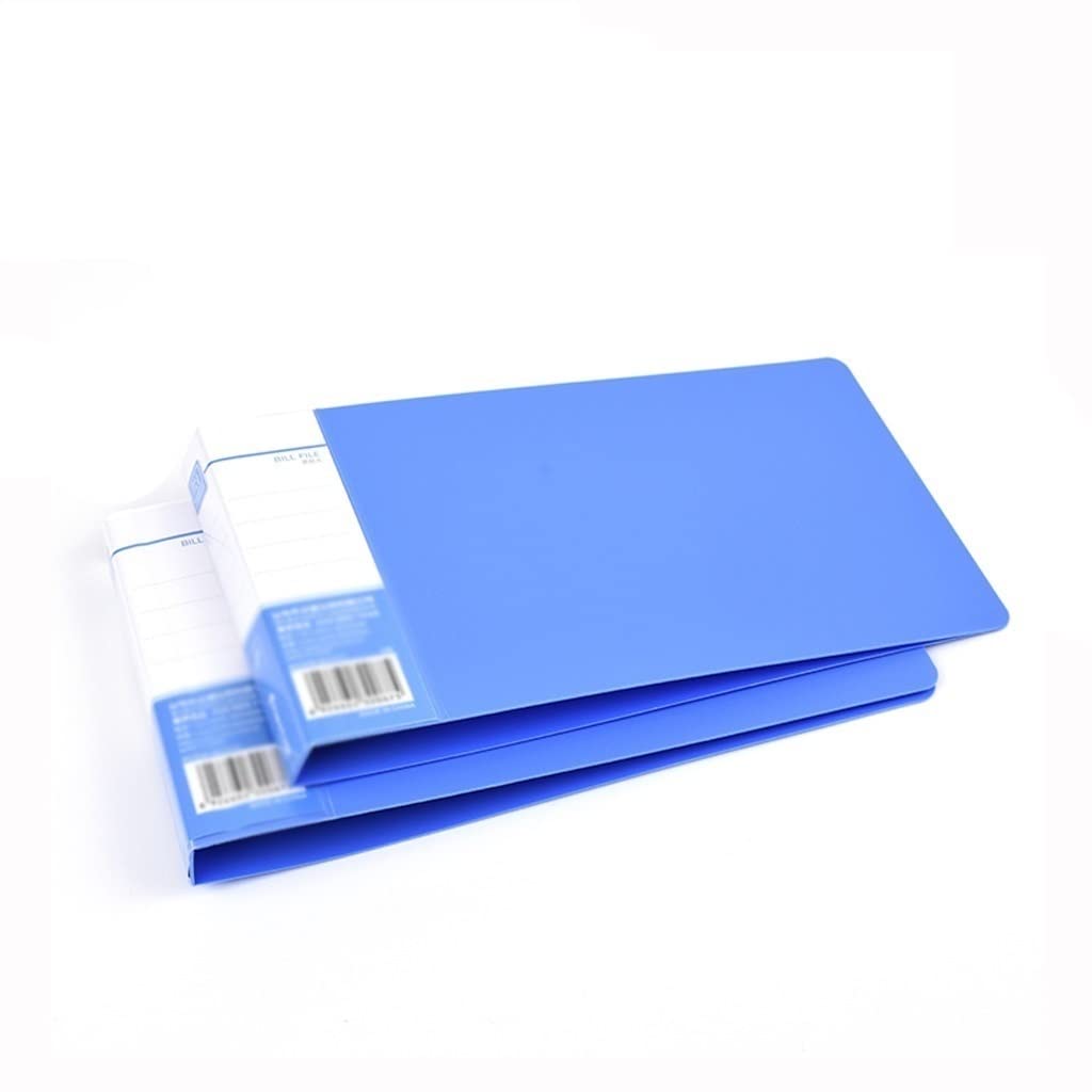 Ordner Aktendeckel Dokumententasche Ordner Klemmbrett Klemmmappe PP Datei Klemmbrett für B6 Größe Business Büro Schule Papier 20er Pack Blau Büro Aufbewahrungsordner