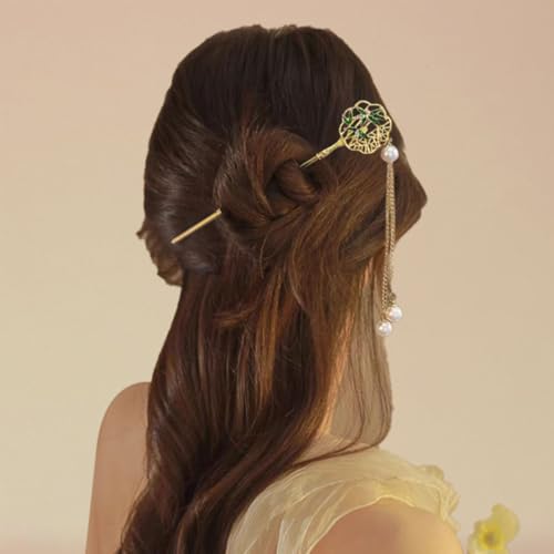 Ewanda store 7 Pcs Vintage Retro Hair Sticks,Chinese Traditional Hanfu Flower Hair Sticks Pins Hair Styling Hair Making Accessories for Women Girls