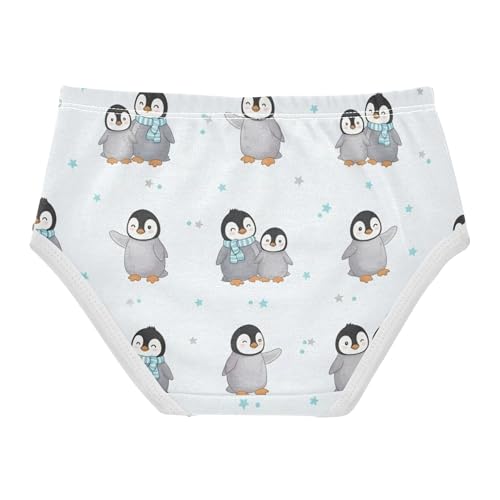 Cute Penguins Pairs Singles White Girls Underwear Toddler 2t Cotton Panties for Girl Designer Undies Kids Briefs2