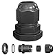 hb-digital 10х Kabelverschraubung M20 für 6-12mm Kabeldurchmesser IP68 Staub- & wasserdicht mit Gummidichtung Gegenmutter Klemmlamellen Stopfbuchse Isolation Kabeleinführung - Schwarz